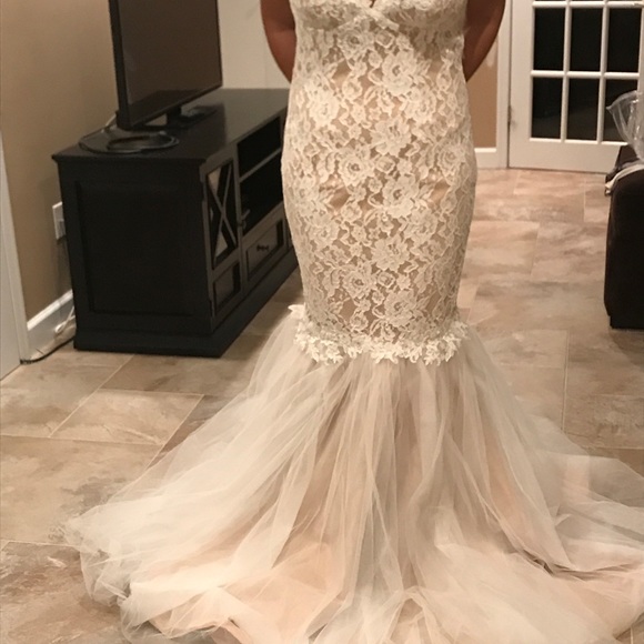 Tarik Ediz 92335 Ivory gown - Picture 8 of 8